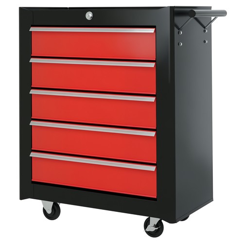 Homcom drawer tool chest - 5-drawer,