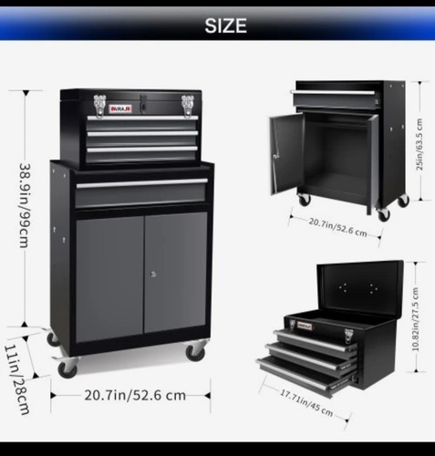 Arebos roller tool cabinet - roller,