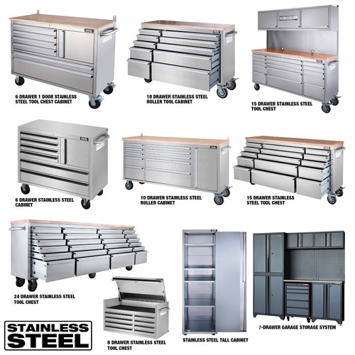 Excel stainless steel roller - steel,
