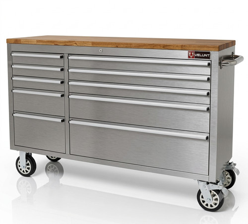 Stainless steel 10 drawer - steel,