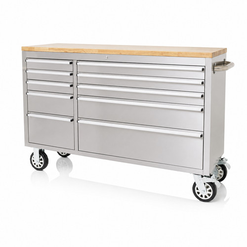 Brushed stainless steel - steel, 10